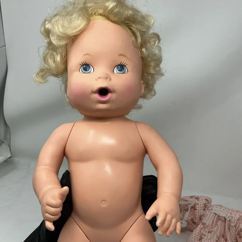 Baby Alive Doll Kenner Vintage 1990 Blonde Hair Blue Eyes NON-WORKING